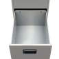 Preview:  Registerschrank mit 3 Schubladen Grau 102,5 cm Stahl