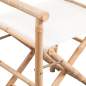 Preview:  Klappbarer Regiestuhl 2 Stk. Bambus und Canvas