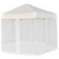 Preview:  Hexagonal Pop-Up Zelt mit 6 Seitenwänden Cremeweiß 3,6x3,1 m