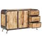 Preview:  Sideboard 140 x 40 x 80 cm Mango-Massivholz