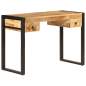 Preview:  Schreibtisch mit 2 Schubladen 110 x 50 x 77 cm Mangoholz Massiv