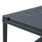 Preview:  Lagerregal Schwarz 100 kg 60 x 30 x 138 cm Kunststoff