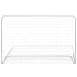 Preview: Fussballtore 2 Stk. mit Netzen 182×61×122 cm Stahl Weiß