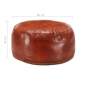 Preview:  Pouf Hellbraun 60 x 30 cm Echtes Ziegenleder