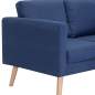 Preview:  2-Sitzer-Sofa Stoff Blau