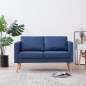 Preview:  2-Sitzer-Sofa Stoff Blau