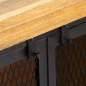 Preview:  Sideboard 150 x 40 x 75 cm Massivholz Mango 