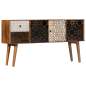 Preview:  Sideboard mit Druckmuster 130×30×70 cm Massivholz Mango