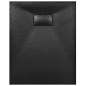 Preview:  Duschwanne SMC Schwarz 100×70 cm