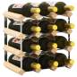 Preview:  Weinregal für 12 Flaschen Massivholz Kiefer
