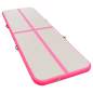 Preview:  Aufblasbare Gymnastikmatte mit Pumpe 300×100×10 cm PVC Rosa