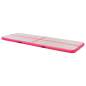 Preview:  Aufblasbare Gymnastikmatte mit Pumpe 300×100×10 cm PVC Rosa