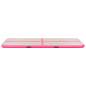 Preview:  Aufblasbare Gymnastikmatte mit Pumpe 300×100×10 cm PVC Rosa