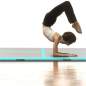 Preview:  Aufblasbare Gymnastikmatte mit Pumpe 300x100x10 cm PVC Grün 