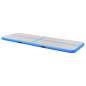 Preview:  Aufblasbare Gymnastikmatte mit Pumpe 400x100x10 cm PVC Blau