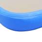 Preview:  Aufblasbare Gymnastikmatte mit Pumpe 500x100x10 cm PVC Blau