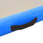 Preview:  Aufblasbare Gymnastikmatte mit Pumpe 600x100x10 cm PVC Blau