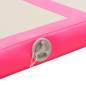 Preview:  Aufblasbare Gymnastikmatte mit Pumpe 800×100×10 cm PVC Rosa