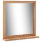 Preview:  Badezimmerspiegel 60×12×62 cm Walnuss Massivholz