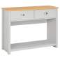 Preview:  Konsolentisch Grau 97x35x76 cm