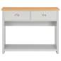 Preview:  Konsolentisch Grau 97x35x76 cm