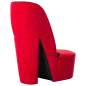 Preview:  Stuhl in Stöckelschuh-Form Rot Samt