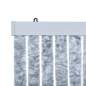 Preview:  Insektenschutz-Vorhang Weiß und Grau 56x185 cm Chenille