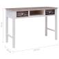 Preview:  Schreibtisch Braun 110 × 45 × 76 cm Holz
