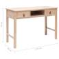 Preview:  Schreibtisch Natur 110 × 45 × 76 cm Holz