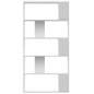 Preview:  Bücherregal/Raumteiler Weiß 80x24x159 cm Holzwerkstoff