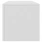 Preview:  Schallplatten-Aufbewahrungsbox Weiß 71x34x36 cm Holzwerkstoff