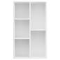 Preview:  Bücherregal/Sideboard Weiß 50x25x80 cm Holzwerkstoff