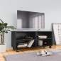 Preview:  TV-Schrank mit Rollen Schwarz 90x35x35 cm Holzwerkstoff