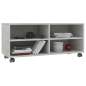 Preview:  TV-Schrank mit Rollen Betongrau 90x35x35 cm Holzwerkstoff