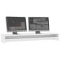 Preview:  Monitorständer Weiß 100x24x13 cm Holzwerkstoff