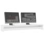 Preview:  Monitorständer Hochglanz-Weiß 100x24x13 cm Holzwerkstoff
