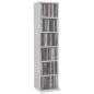 Preview:  CD-Schrank Betongrau 21x20x88 cm Holzwerkstoff