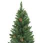 Preview:  Künstlicher Weihnachtsbaum mit Kiefernzapfen Grün 210 cm