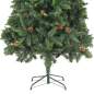 Preview:  Künstlicher Weihnachtsbaum mit Kiefernzapfen Grün 210 cm