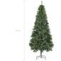 Preview:  Künstlicher Weihnachtsbaum mit Kiefernzapfen Grün 210 cm