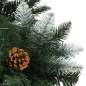 Preview:  Künstlicher Weihnachtsbaum Kiefernzapfen Weißem Glitzer 150 cm