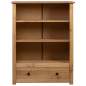 Preview:  Bücherregal 80 x 35 x 100 cm Massivholz Panama-Kiefer