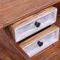 Preview:  Schreibtisch mit Schubladen 90×50×101 cm Massivholz Altholz 