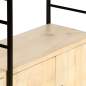 Preview:  Bücherregal 4 Ebenen 80x30x180 cm Mango Massivholz