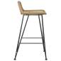 Preview:  Barstühle 2 Stk. Natur Rattan
