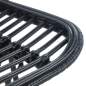 Preview:  Barstühle 2 Stk. Schwarz Rattan