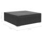 Preview:  8-tlg. Garten-Lounge-Set mit Auflagen Poly Rattan Schwarz