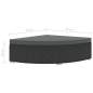 Preview:  6-tlg. Garten-Lounge-Set mit Auflagen Poly Rattan Schwarz
