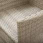 Preview:  Garten-Liegestühle 2 Stk. mit Auflagen Poly Rattan Beige