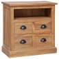 Preview:  Beistellschrank 60 x 30 x 60 cm Massivholz Teak
